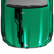 Stripes Racing Modern Look Hood Decal for BMW 5 Series G60 M5 G90
 2