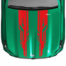 Stripes Racing Modern Look Hood Decal for BMW 5 Series G60 M5 G90
 4