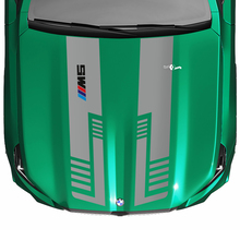 Stripes Racing Checkered Flag or Strobe Look Hood Decal for BMW 5 Series G60 M5 G90
 5