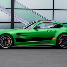 2 Modern Stripes Rocker Panel Sticker for 2022 Mercedes Benz GLE Side Vinyl Stickers Decal Graphic
 2