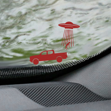 Tacoma UFO Windshield Easter Egg Corner Decal - Custom Vinyl Graphic for Toyota Tacoma Trucks
 2
