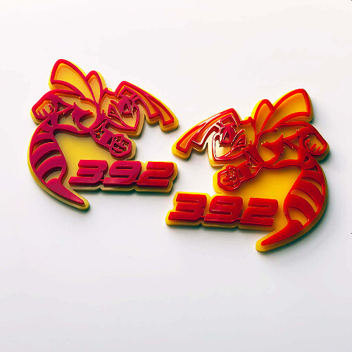 392 Hornet Bee 3D Badge Wing Badges Emblem 2