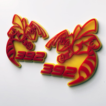 Hornet Bee 392 3D Badge Yellow vs Red Fender Badges Emblem
 3