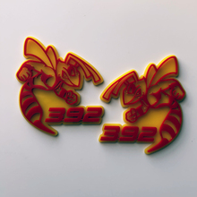 Hornet Bee 392 3D Badge Yellow vs Red Fender Badges Emblem
 4