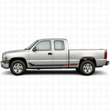 Racing Line Door & Rocker Panel Vinyl Stripes for Chevrolet Silverado 1500 GMT800 1999-2007_2