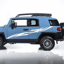 Toyota FJ Cruiser Tribal Side Door Stripes Decals Stickers Graphics - Custom Vinyl Kit
 3