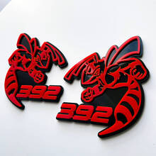 Hornet Bee 392 3D Badge Grey vs Red Fender Badges Emblem
 2