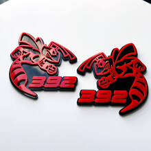Hornet Bee 392 3D Badge Grey vs Red Fender Badges Emblem
 3