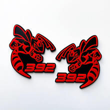Hornet Bee 392 3D Badge Grey vs Red Fender Badges Emblem
 4