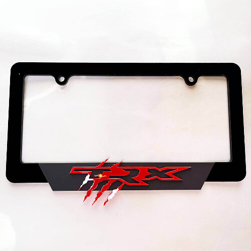 TRX Claws Vehicle Number Plate Covers Frames Decor For Dodge Ram TRX