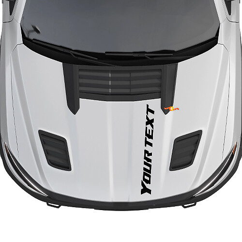 Custom Lettering Hood Vinyl Decal for Dodge Ram 1500
