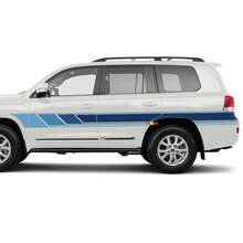Old school Retro Vintage Lexus GX or Toyota Land Cruiser graphics doors Stripe vinyl decals stickers kit
 2