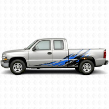 Distressed Splash Door & Bedside Vinyl Stripes for Chevrolet Silverado 1500 GMT800 1999-2007_3