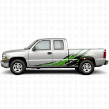 Distressed Splash Door & Bedside Vinyl Stripes for Chevrolet Silverado 1500 GMT800 1999-2007_4