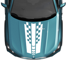 BMW X5 G05 Hood Checkered Stripe Decal - Vinyl M Performance
 2