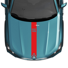 BMW X5 G05 Hood Checkered Stripe Decal - Vinyl M Performance 3
 3