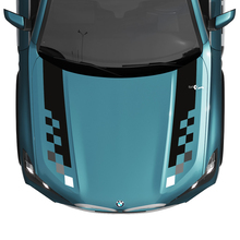BMW X5 G05 Hood Checkered Stripe Decal - Vinyl M Performance 4
 3
