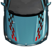 BMW X5 G05 Hood Checkered Gradient Stripe Decal - Vinyl M Performance
 2