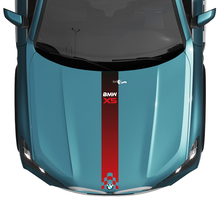BMW X5 G05 Hood Central Gradient Stripe Decal Vinyl Sticker 2
 3
