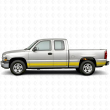 Slim Accent Door & Bedside Vinyl Stripes for Chevrolet Silverado 1500 GMT800 1999-2007_2
