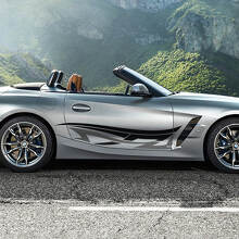 Side Door Tribal Stripes BMW Z4 Vinyl Decal Sticker
 2