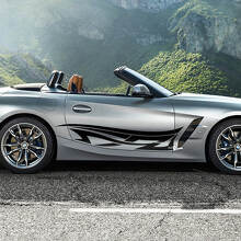 Side Door Tribal Stripes BMW Z4 Vinyl Decal Sticker
 5