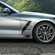M Style Z4 Side Skirt Vinyl Decal Sticker for BMW Z4_3