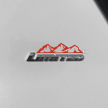 Mountains Decal Sticker Over Toyota 4Runner Limited Badge
 3