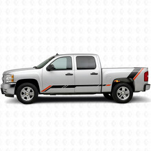 Rising Accent Door & Bedside Vinyl Stripes for Chevrolet Silverado 1500 GMT900 2007-2013_2