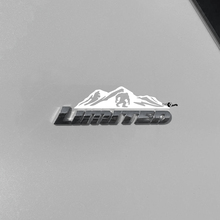 Mountains Trees Decal Sticker Over Toyota 4Runner Limited Badge
 3