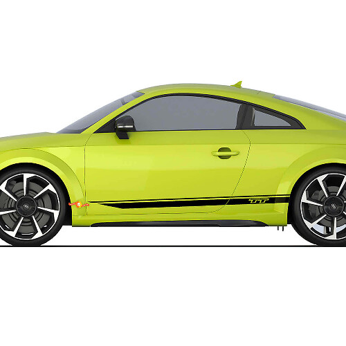 Audi TT Racing Side Door Stripes Decal Logo Stickers
