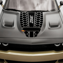 Hood Dodge 392 Honeycomb Challenger or Charger Hemi Vinyl Racing Decal Sticker
 2