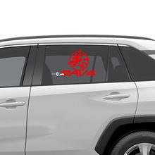 Side Window Rav4 Dragon Graphic Vinyl Decal Graphic Sticker fit to Toyota RAV4
 2
