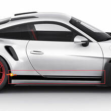 Porsche 911 GT2 RS Stripes Sides - Custom Vinyl Decal Graphics
 2