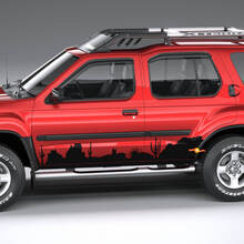 Side Mountains Nissan Xterra Graphics Vinyl Stickers Decals 1
 3