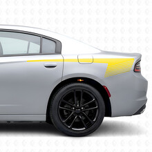 Hockey Style Strobe Stripes Bedside Vinyl Decal Sticker for Dodge Charger 2015-2026_5