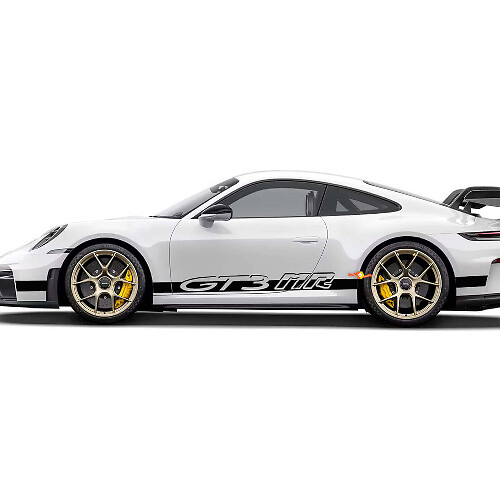 GT3 MR Style Side Stripes Vinyl Decal Kit for Porsche 911 991 GT3 RS