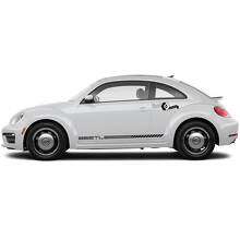 Volkswagen Beetle Side Doors Rocker Panel Vinyl Stripes Decals Stickers 7
 2