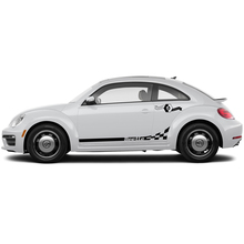 Volkswagen Beetle Side Doors Rocker Panel Vinyl Stripes Decals Stickers 10
 2