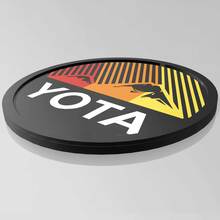 Yota Toyota Heritage Stripes Mountains Fender Badge Emblem
 3