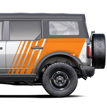 Strobe Fading Graphics Side Decals Stickers for Ford Bronco
 4