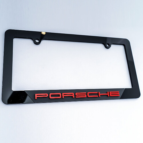 Porsche Vehicle License Plate Covers Frames Decor
