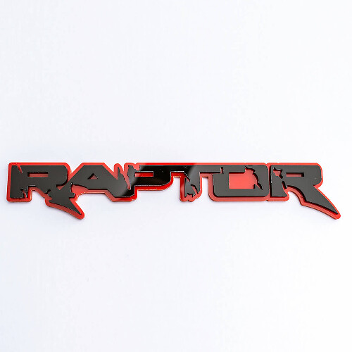 Raptor 3D Badge Wing Tailgate Badges Emblem