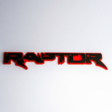 Raptor 3D Badge Fender Tailgate Badges Emblem for Raptor trucks
 2
