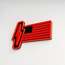 Ford 150 Lightning US Flag 3D Badge - Custom Fender Badges Emblem Red and Black
 2