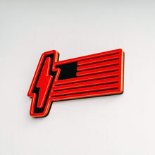 US Flag 3D Badge - Custom Wing Badges Emblem 4 for Musclecar 150 Lightning 2