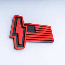 US Flag 3D Badge - Custom Wing Badges Emblem 4 for Musclecar 150 Lightning 3