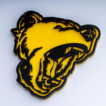 Bear Grizzly 3D Badge Fender Tailgate Badges Emblem
 4