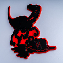 Wolf 3D Badge Fender Tailgate Badges Emblem
 3