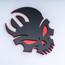 Skull Mopar 3D Badge Fender Tailgate Badges Emblem
 2